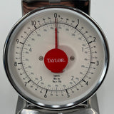 Taylor Scale Weighs up to 11 lbs Measures in Grams and Ounces Mechanical Retro