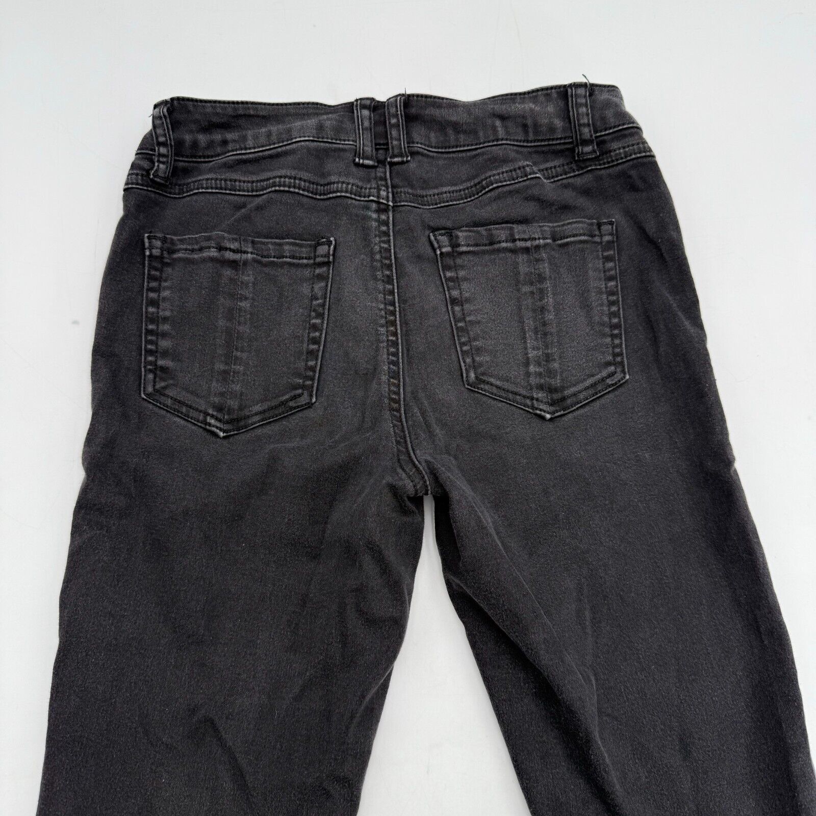 2 Pair Womens Black Denim Jeans Levi’s Skinny High Rise & Rewash Stretch Size 28