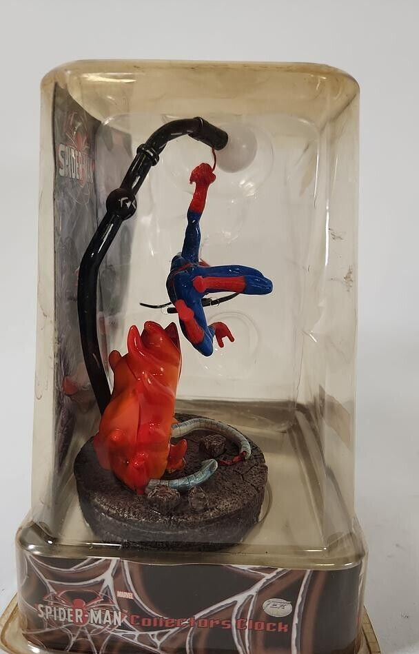 Spider-Man Marvel Comics TEK Time Collector's Clock Street Light Web