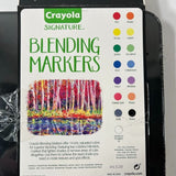 CRAYOLA SIGNATURE BLENDING MARKERS, PACKAGE OF 16, NEW - FREE SHIPPING