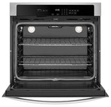 Whirlpool WOS31ES0JS 30" Stainless Steel Single Electric Wall Oven NOB