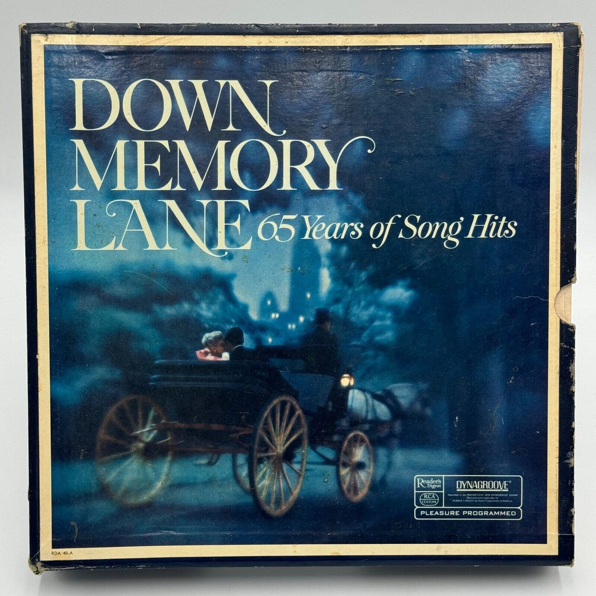 Down Memory Lane: 65 Years Of Song Hits 10 Vinyl LP Box Set 1966 Reader's Digest