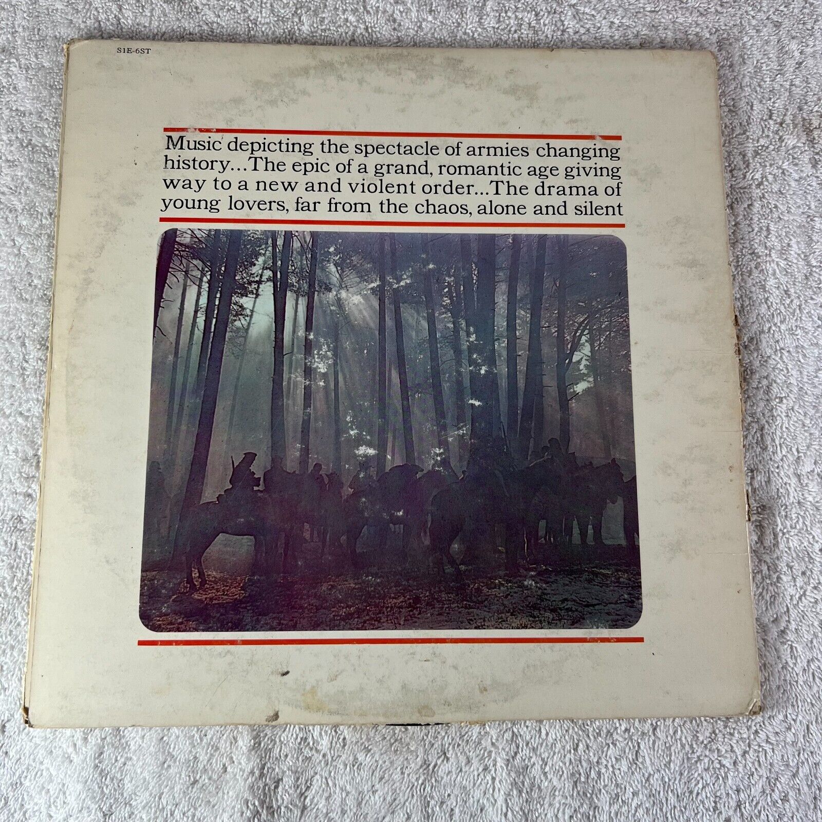 Doctor Zhivago The Original Soundtrack Album MGM Vinyl LP S1E-6ST 1965