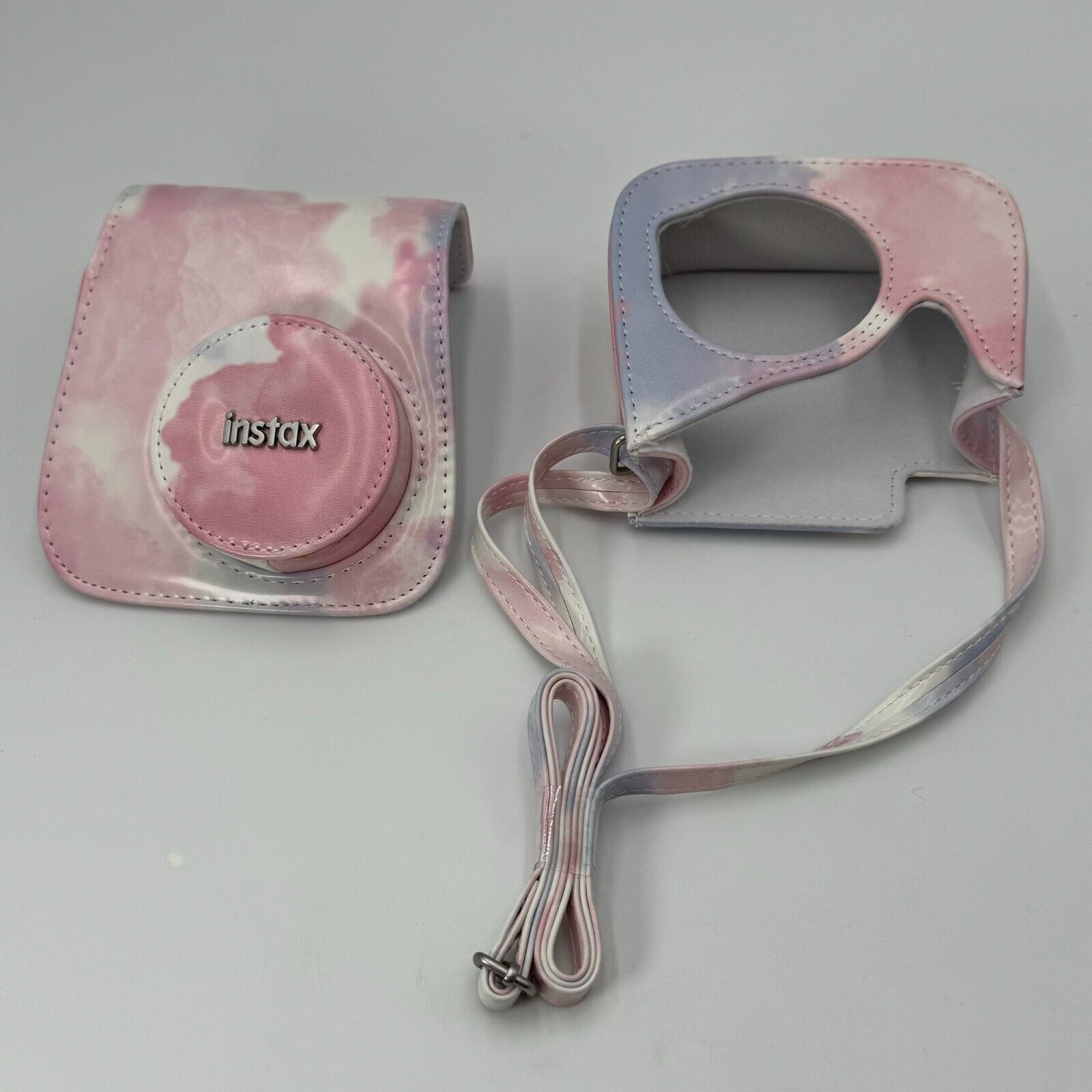 Fujifilm Instax Mini 9 Padded Pink Groovy Camera Case With Strap Eye Catching