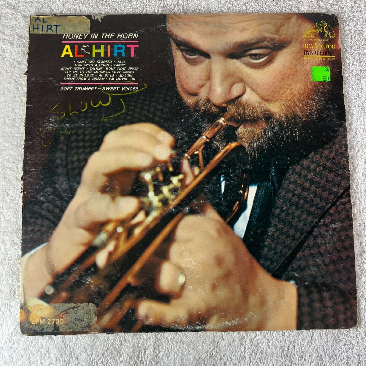 Honey In The Horn By Al Hirt And Orchestra LSP-2733 RCA Victor Vinyl LP, 1963