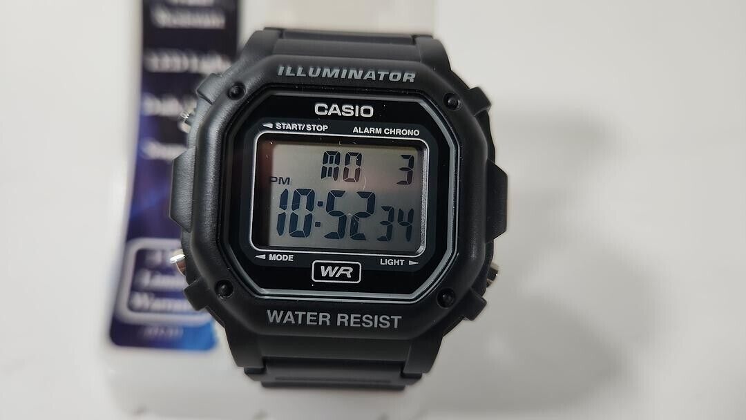 Casio Illuminator Men's Watch, Water Resistant, Working