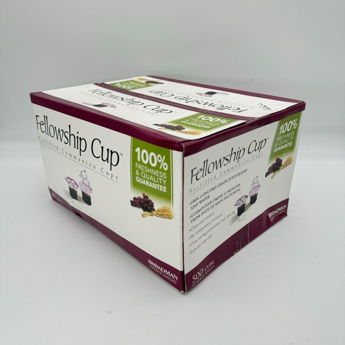 1000 Count Communion Juice Cups Clear Plastic Stackable Recyclable Christian NIB