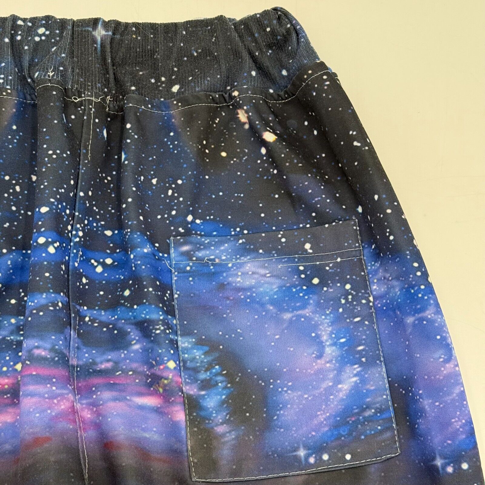 John Hancock Mens Sweatpants Galaxy Design Jogger Style Stretch Active Size L