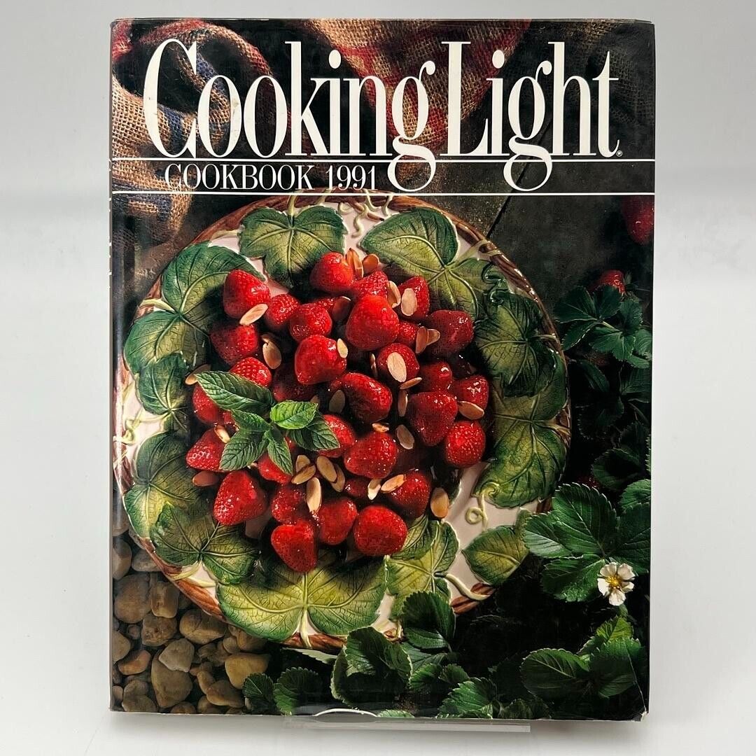 Lot of 4 Cooking Light Recipe and Cookbooks 1991-1995 Hardcover Oxmoor House