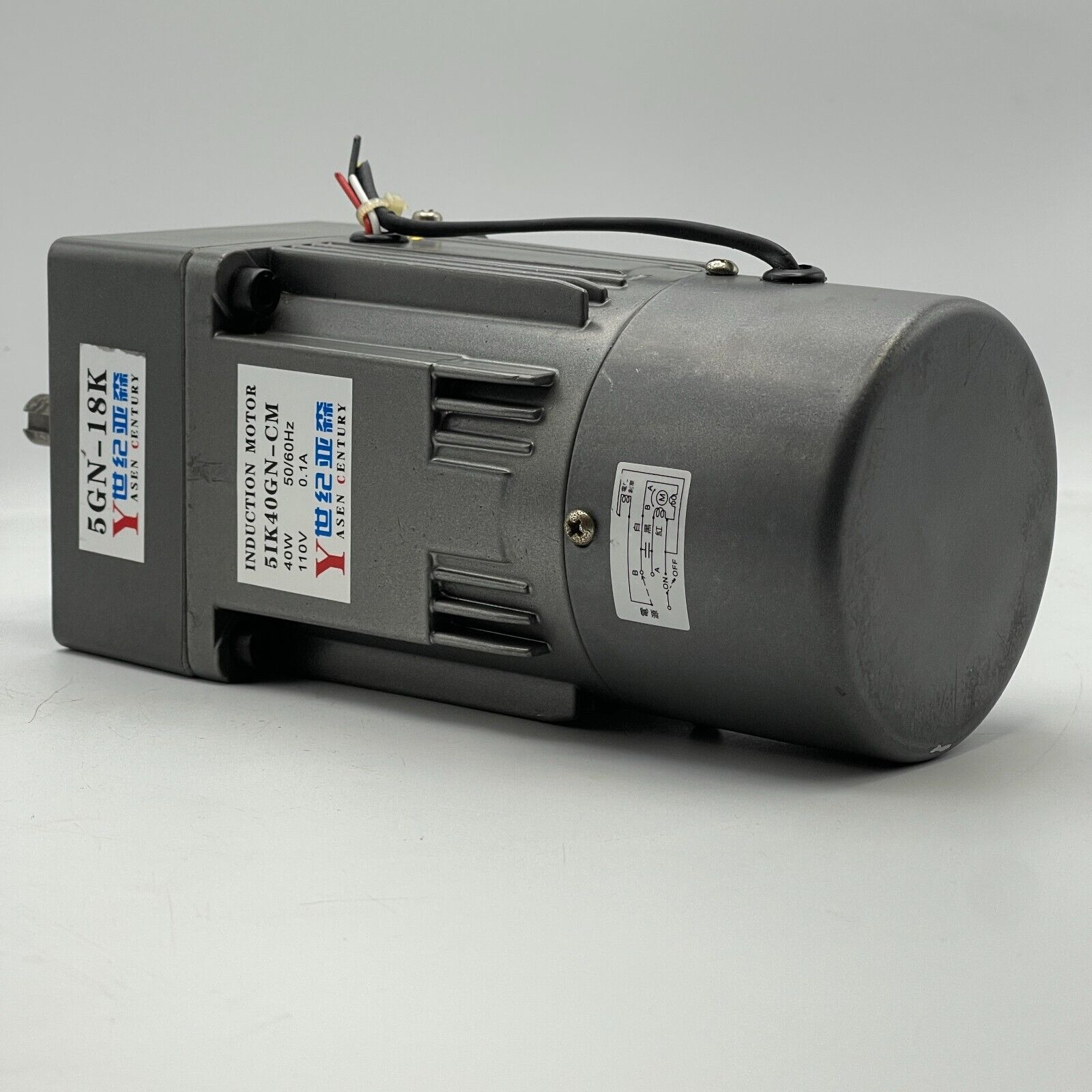 UNIVERSAL INDUCTION MOTOR 5GN-18K - 40W 50/60Hz 110V 0.1A