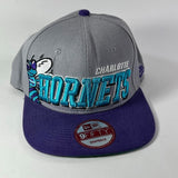 New Era Embroidered NBA Charlotte Hornets 9Fifty Snapback Adjustable Colorblock