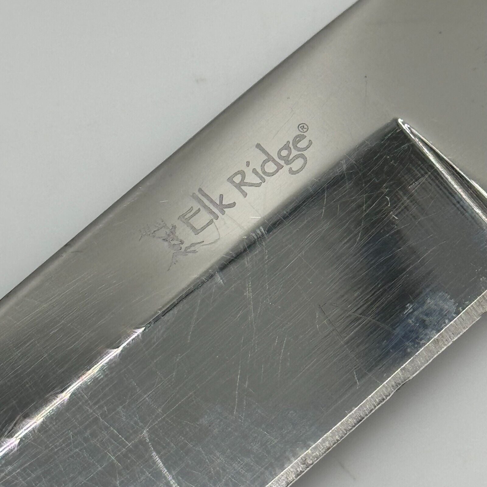 ELK RIDGE Fixed Blade Knife with Leather Sheath ER-200-24BR