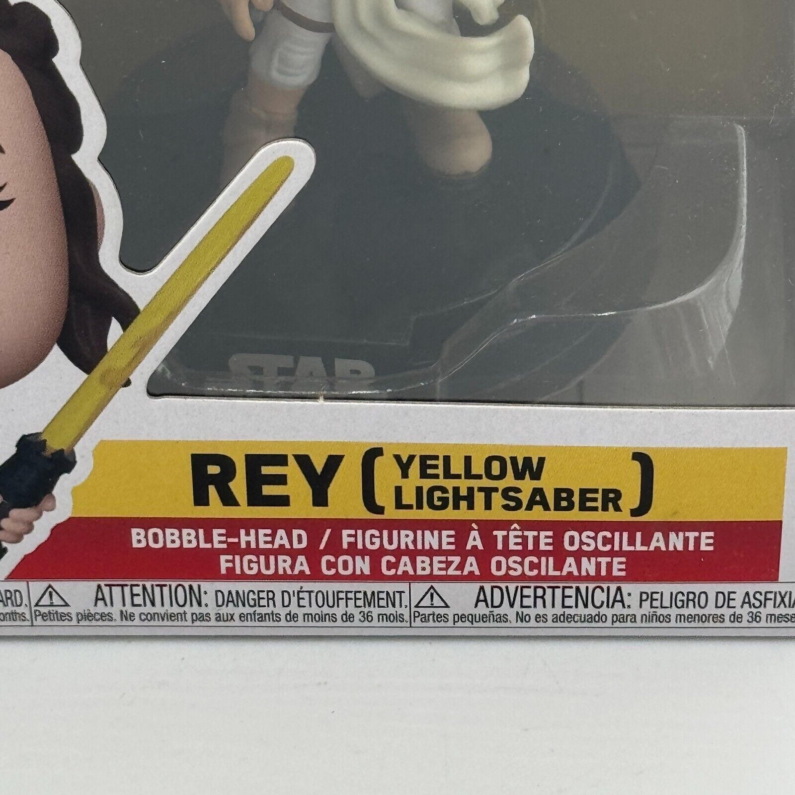 Funko Pop! Star Wars - Rey Yellow LightSaber #432 Bobblehead Disney New In Box