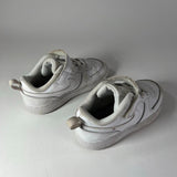 Nike Court Borough Low 2 SE Triple White Sneakers Shoes Kids Size 10C BQ5453-100