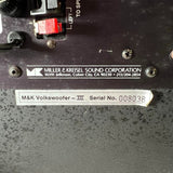 Miller & Kreisel V-3B 12” Subwoofer Volkswoofer III Deep Bass Powered Amplified