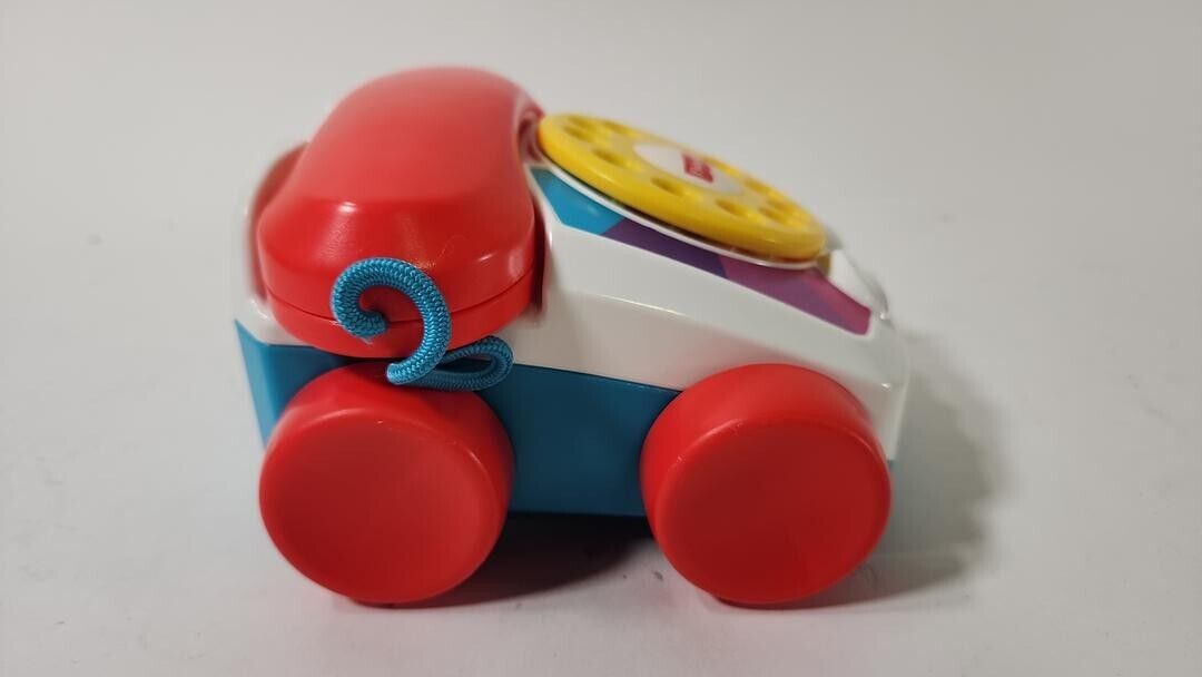 Fisher-Price Dial Telephone Phone Pull Toy 2015 Rotary Dial Toddler