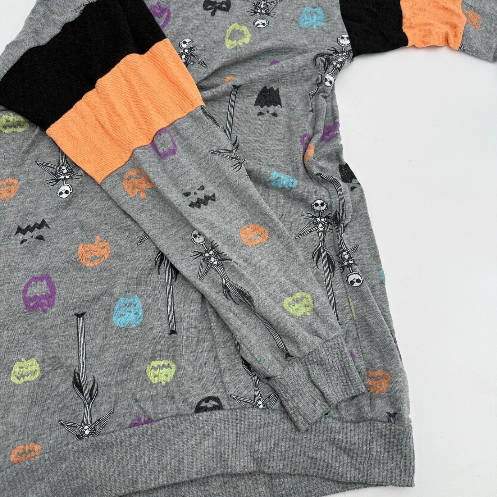 Lot of 3 Halloween Theme Sleepwear Set Adult Size S - Hoodie Sweater Leggings