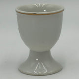 Vintage 1970s Gilded Gold Rimmed Porcelain Holly Hobbie Sitting Egg Cup 2.5” H