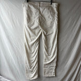 Perry Ellis Very Slim Stretch Jeans White Cotton Pants Size 33x30