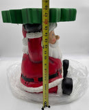 Lighted Santa Christmas Decor Side Table Holiday Gift Battery Operated 18"