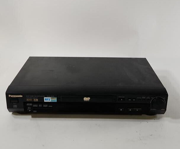 Panasonic DVD / Video CD / CD Player Model DVD-RV31 Untested No Cords No Remote