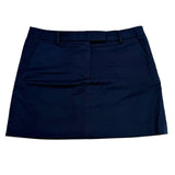 Vince Camuto Skirt Navy Blue 15in Zipper Button Clip Belt Loops Women’s Size 8