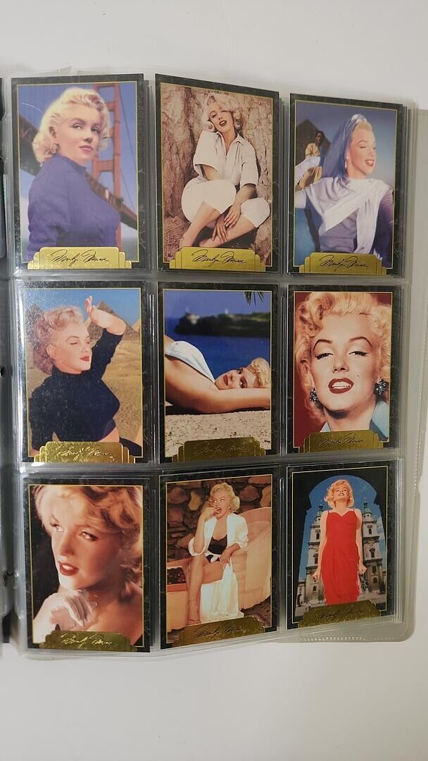 Set of 1995 Marilyn Monroe, Sports Time Inc. Cards #101-199 Excellent Condition