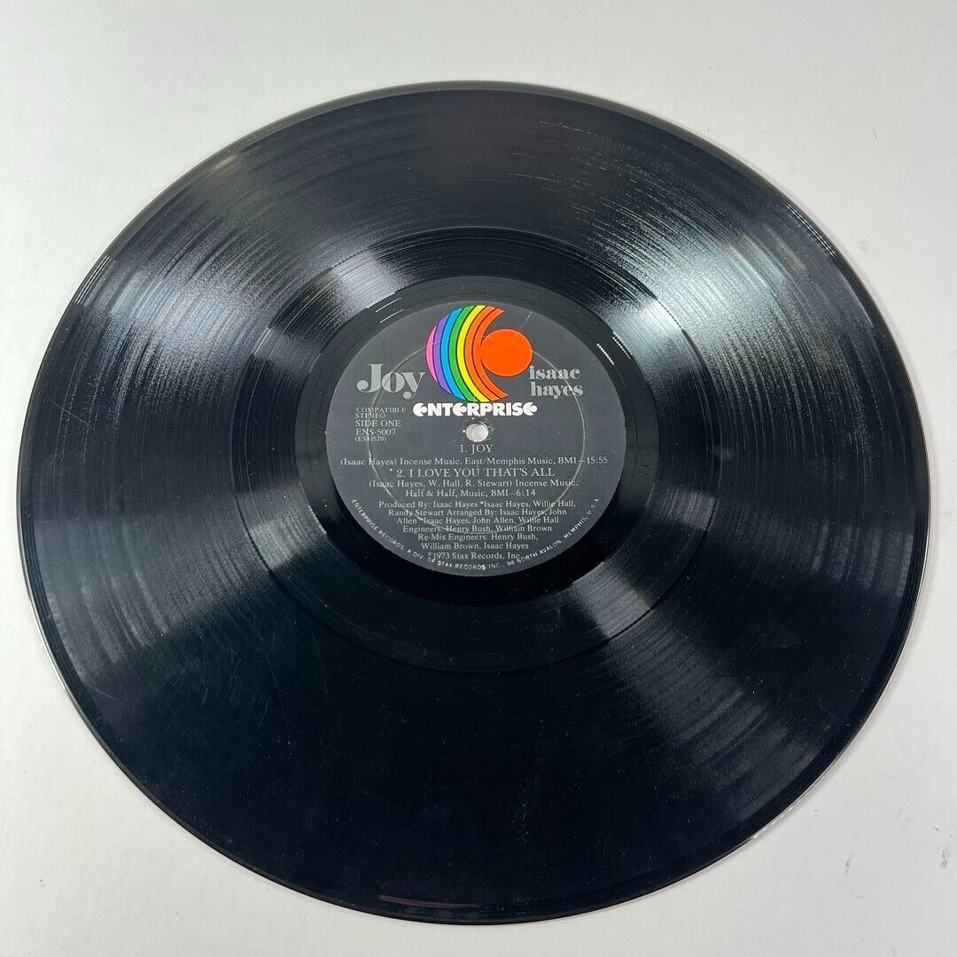 ISAAC HAYES - JOY - 1973 STAX / ENTERPRISE RECORDS R&B SOUL VINYL LP