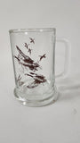 Vintage 1982 Avon 16 oz. Glass Beer Mug with Canadian Geese Design