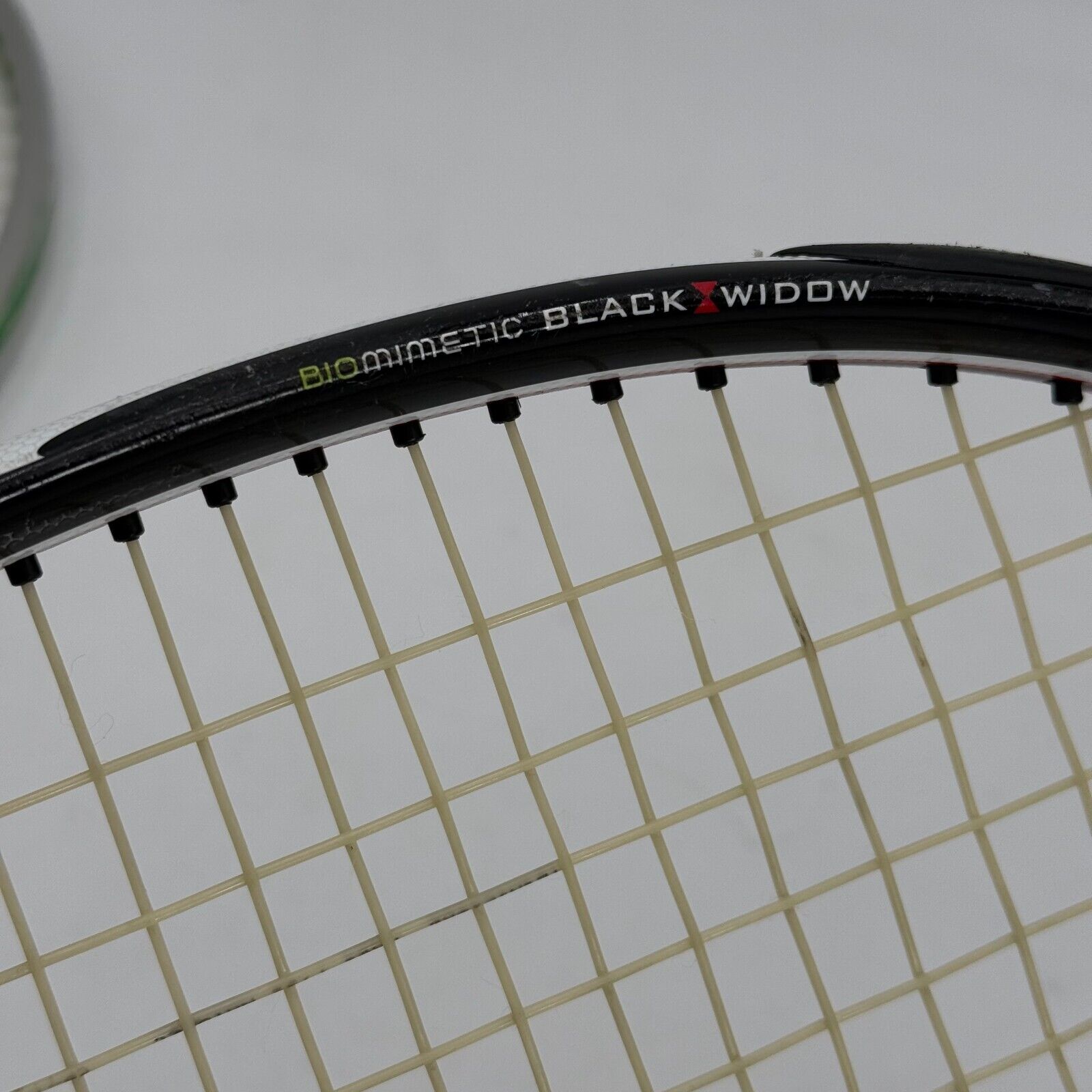 Pair Tennis Racquets Dunlop Biomimetic Black Widow HM6 Aeroskin Carbon 4.5