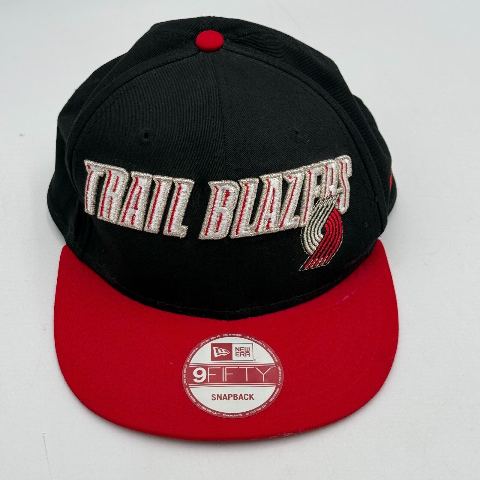 New Era Portland Trail Blazers Official NBA Snapback Hat Colorblock Unisex OS