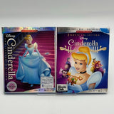 Disney Classics Cinderella Blu-ray + DVD 3 Movie Set + Digital Code New Sealed