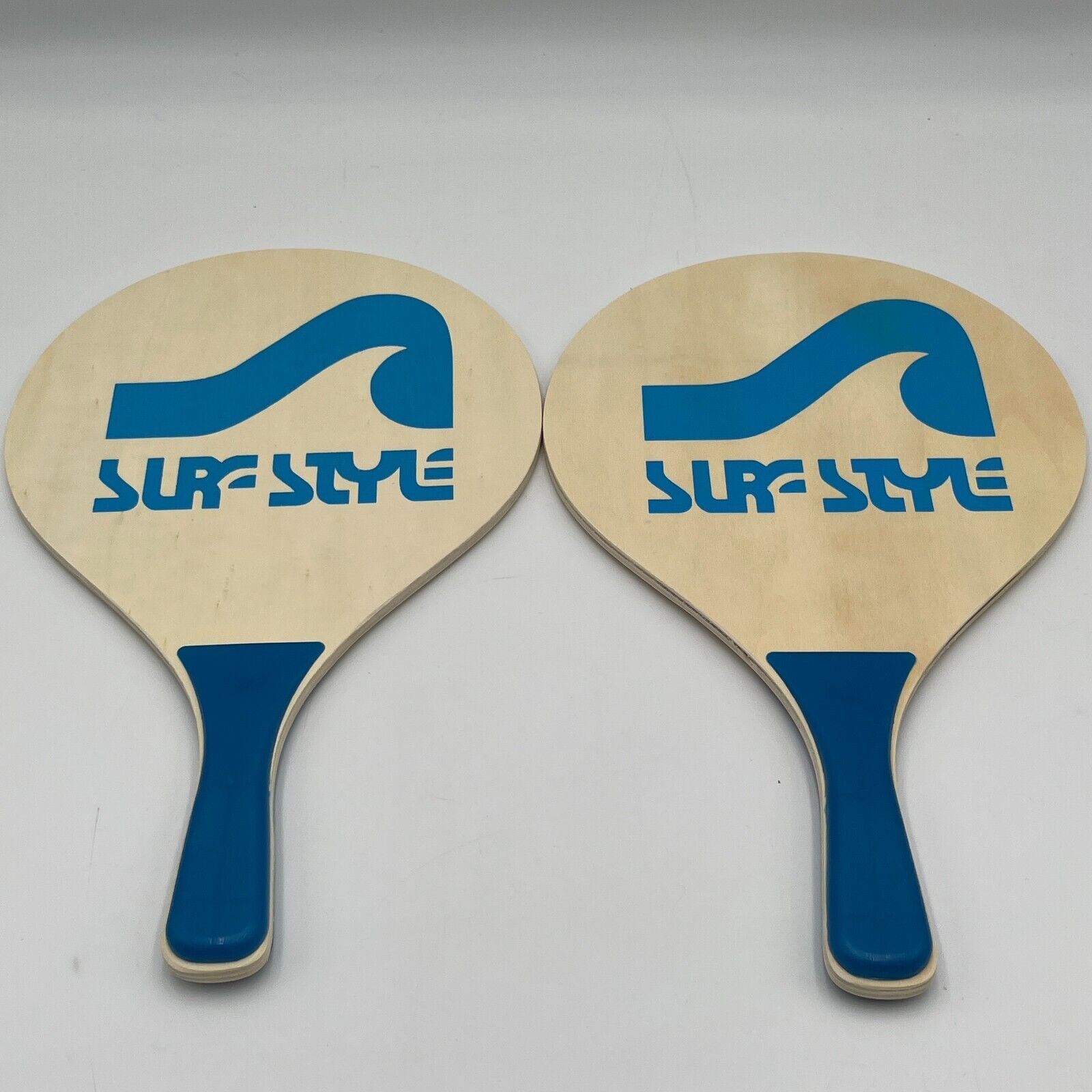 Surf Style Surfminton Classic Wooden Paddle Set Beach Tennis Lightweight