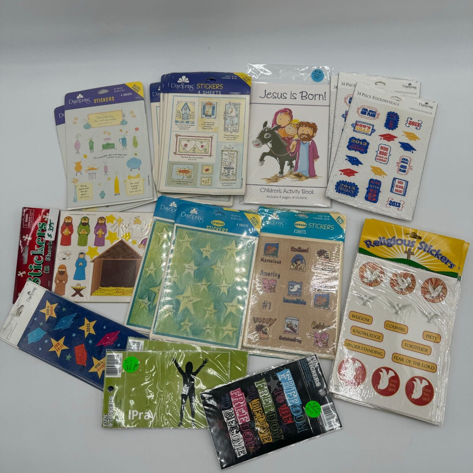 Huge lot of Christian Catholic Educational Learning Supplies Crafts School NEW