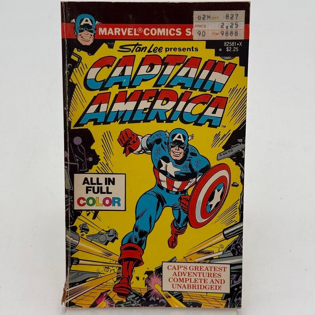 Vintage Marvel Color Comic Series: Stan Lee Presents Captain America POCKET BOOK