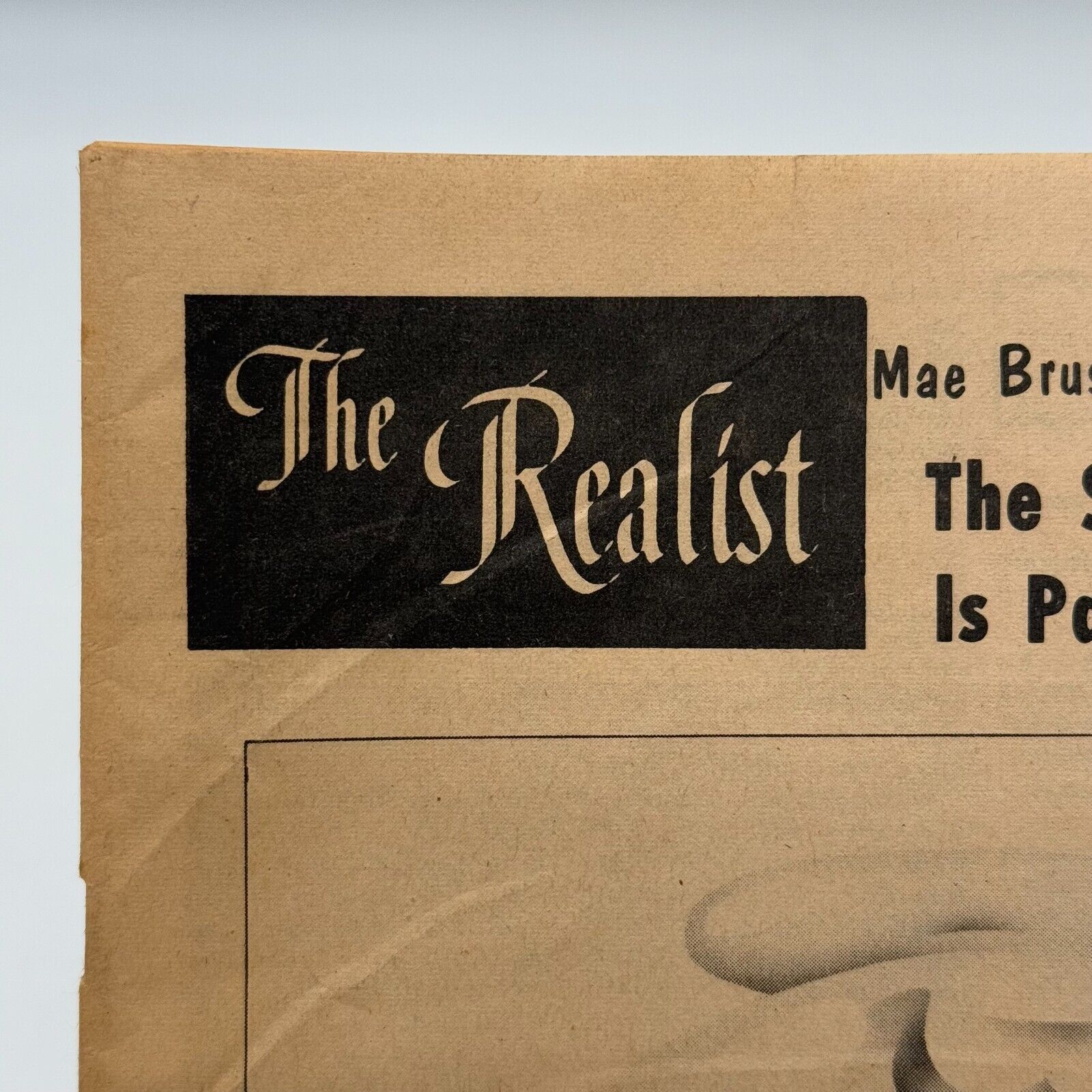 The Realist Mae Brussell's Conspiracy Newsletter Paul Krassner Comics #95 1972