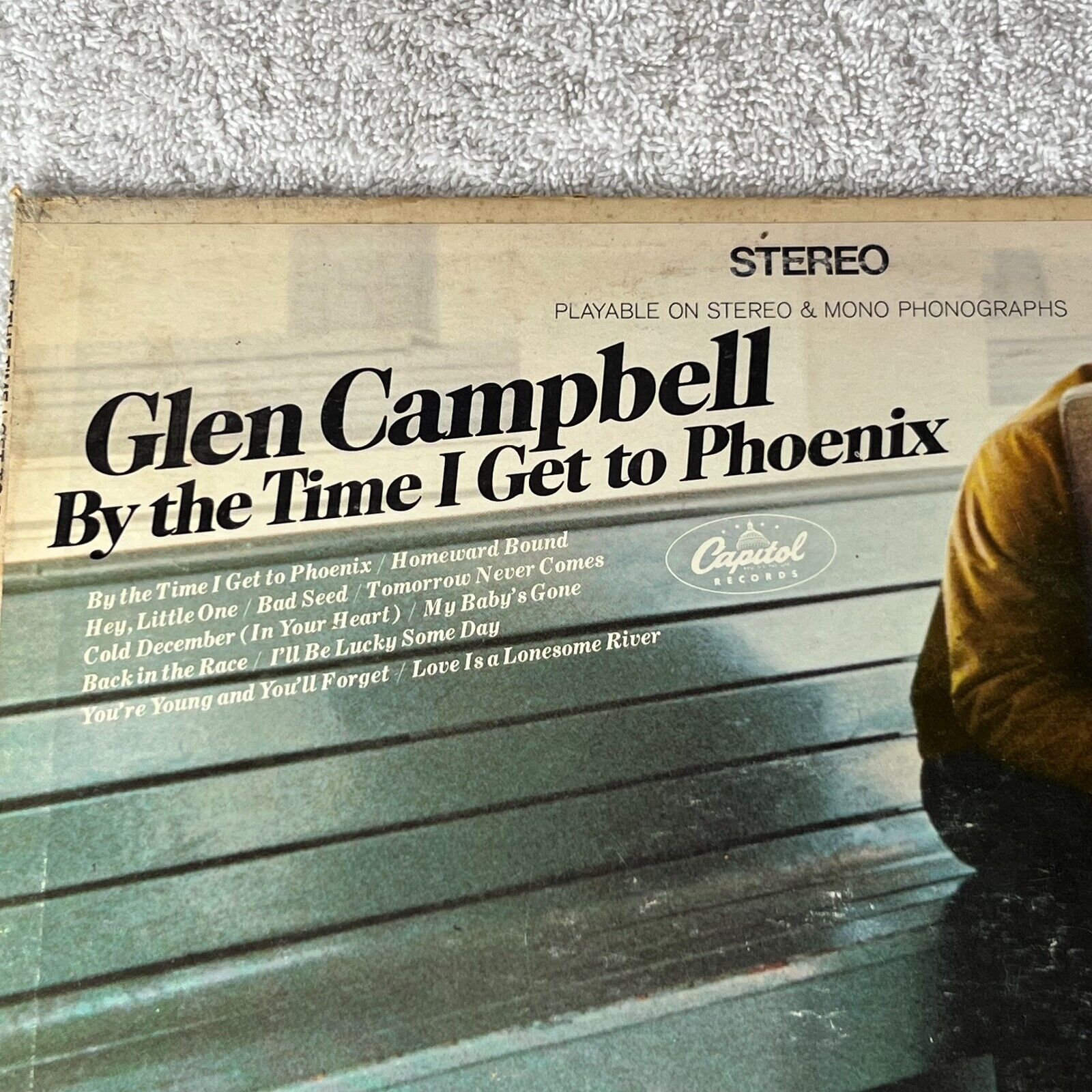 Glen Campbell By Time I Get To Phoenix Capitol Vinyl LP T-2851