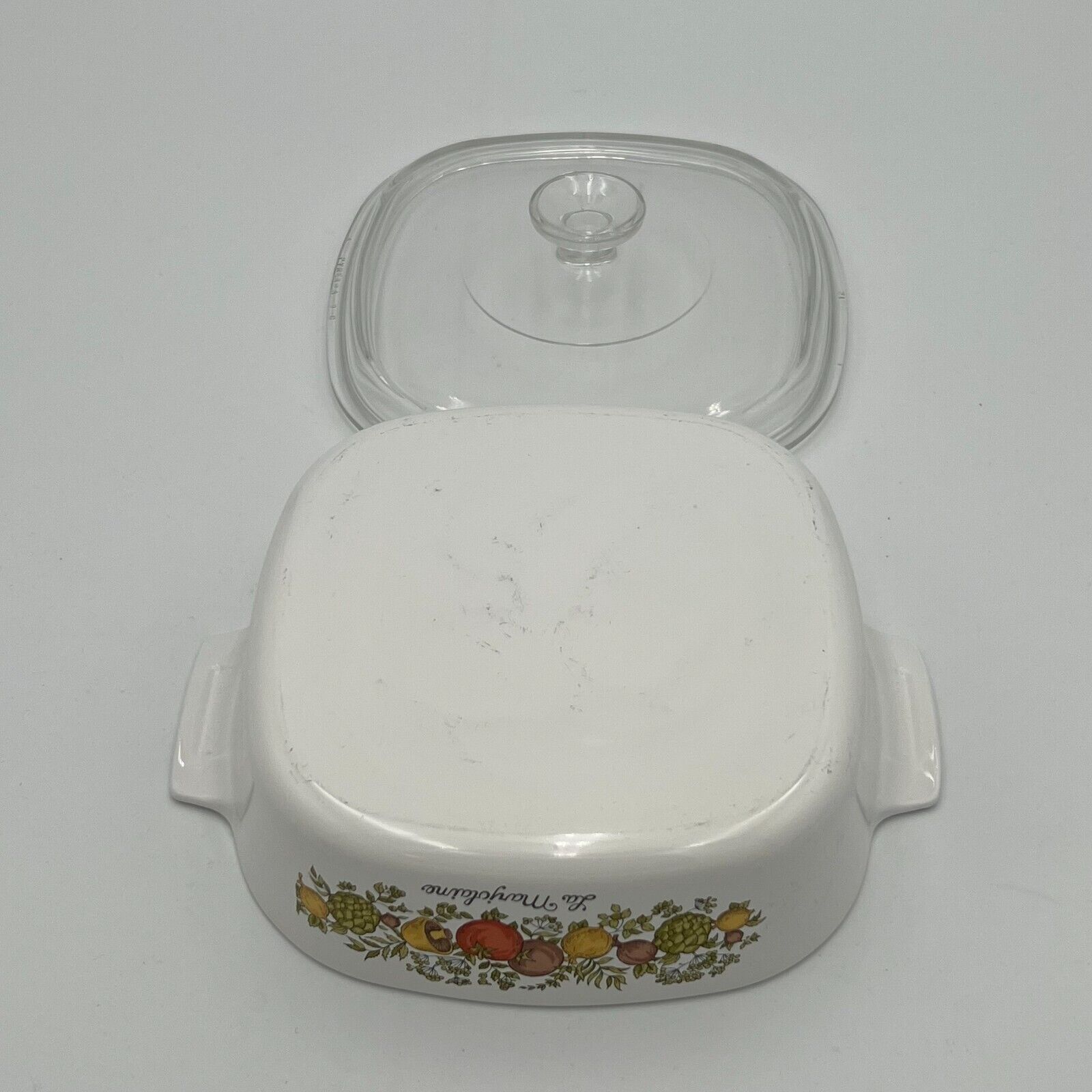 Corning Ware Vintage Spice of Life casserole Set 3 Liter, 1 Liter w/ Lid, 2.5C