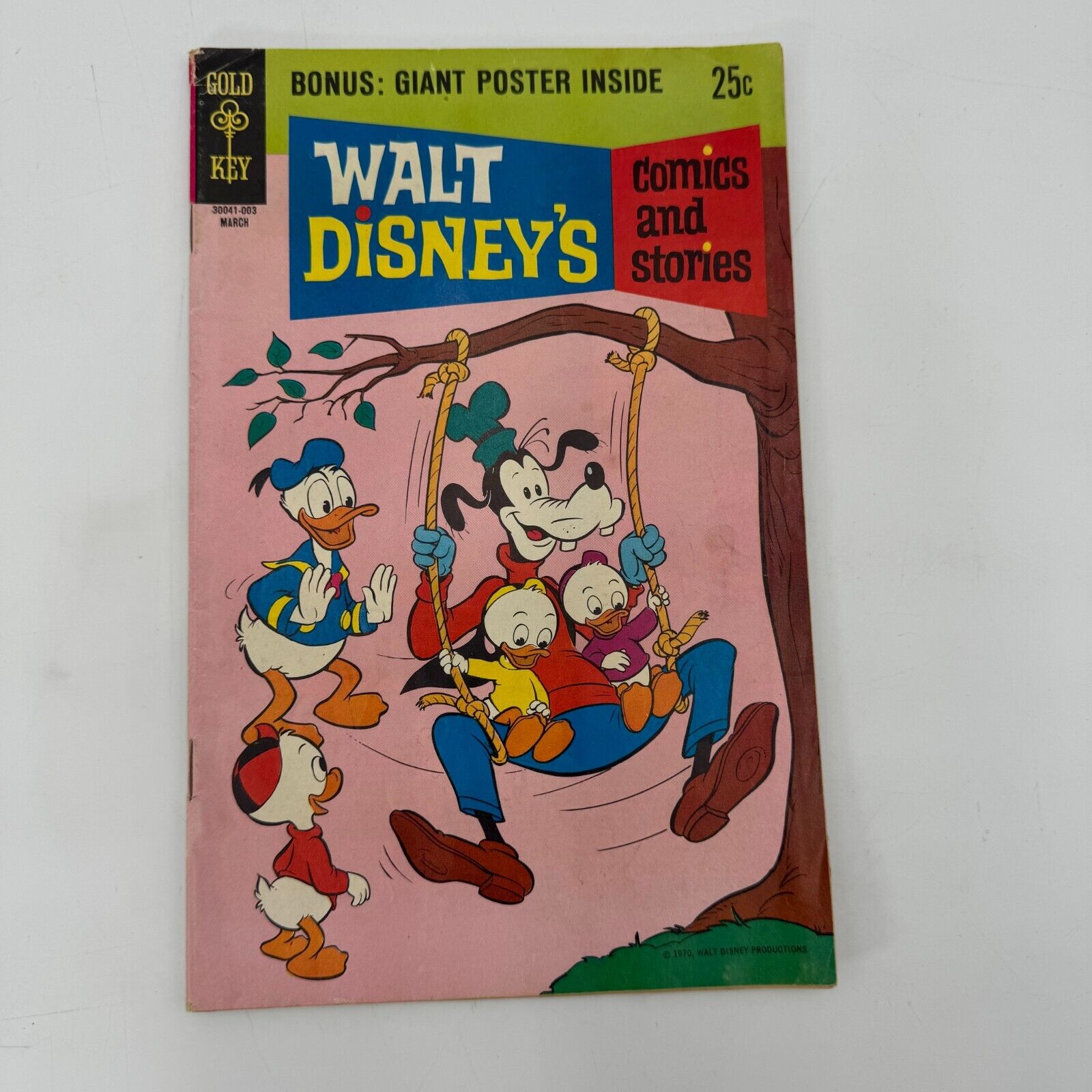 Set of 4 Walt Disney’s Comics Stories Collections First Issue + 3 Giant Poster