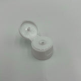 3/4” Flip Top 24-410 Thread Threaded Lids White Plastic 500pk Bulk