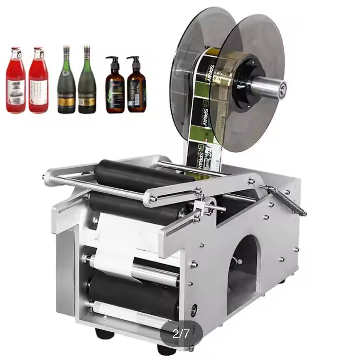 High speed CH-50 Semi-Automatic Plastic Bottle Label Printing Machine