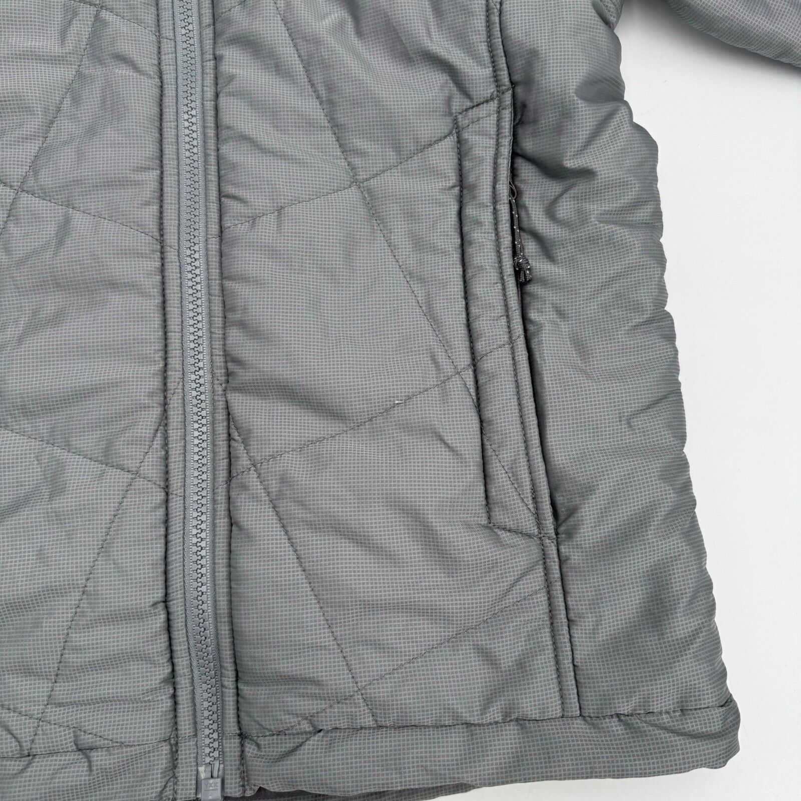 The North Face Quilted Puffer Jacket Liner Grey Lightweight Women's Size XS