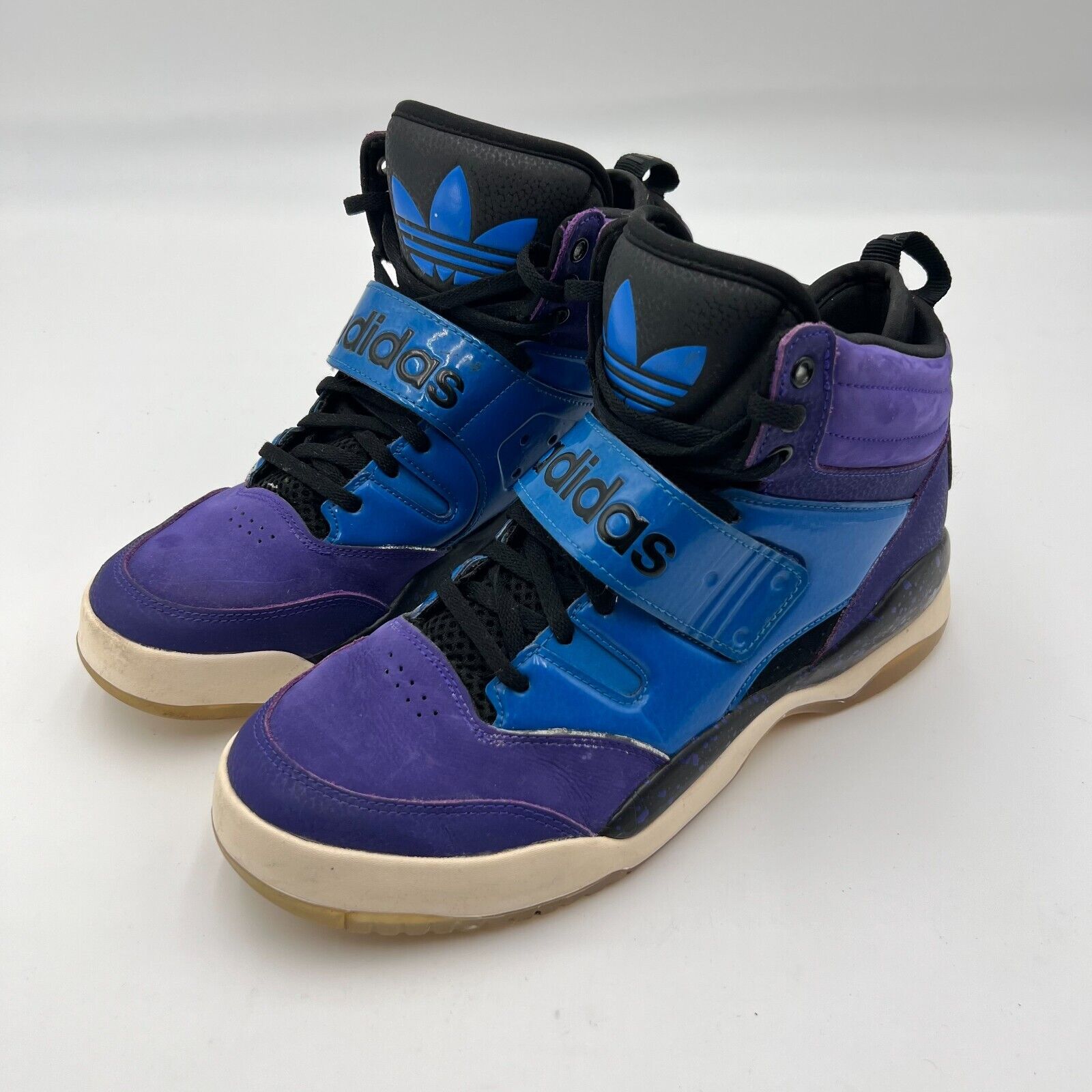 Adidas Originals Hackmore Athletic Shoe Mens Size 10 Purple Blue Black Strap