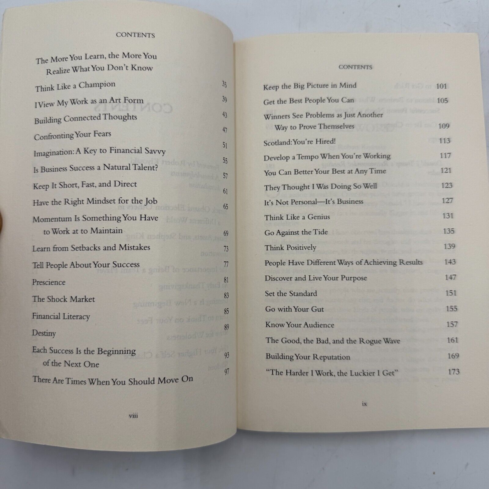 President Donald J. Trump Think Like a Champion Business Education Bestseller PB