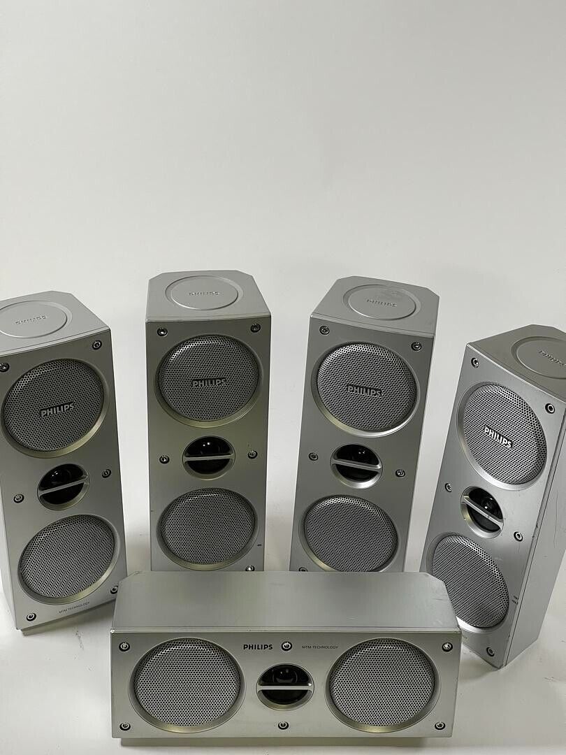 Phillips CS5000 Surround Sound Wired Speakers CS5000 - Untested/No Cords