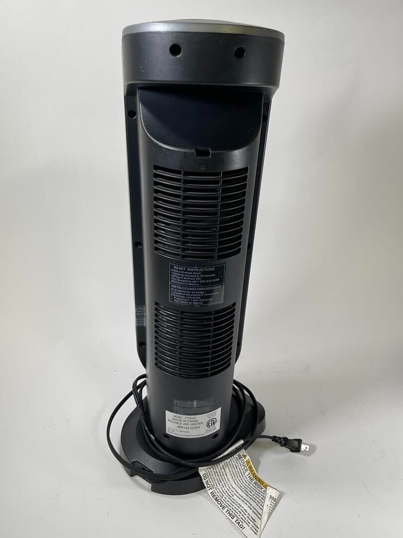 Lasko 1500W Electric Oscillating Ceramic Tower Space Heater - NO Remote