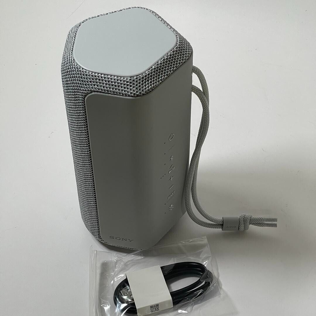 Sony SRSXE200/H Bluetooth Speaker w/ Charger - Excellent Condition - Grey