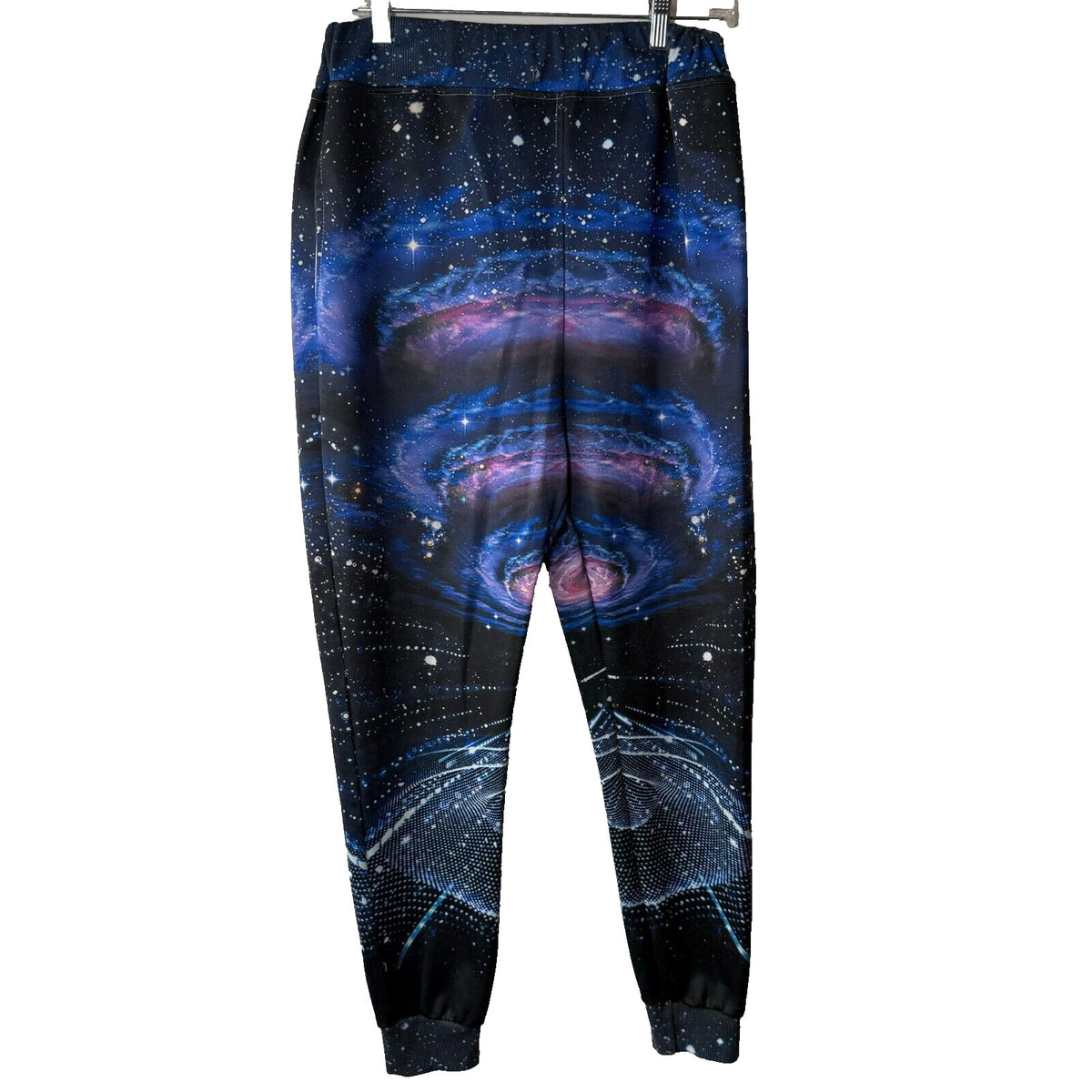 John Hancock Mens Sweatpants Galaxy Design Jogger Style Stretch Active Size L