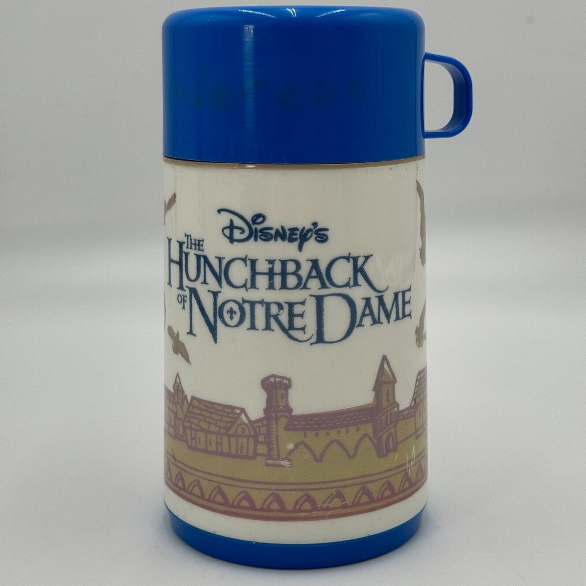 Vintage Aladdin The Hunchback Of Notre Dame Thermos Plastic Walt Disney
