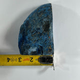 Blue Crystal Agate Geode Beautiful Cut Brazilian Stone Home Decor Bookend Weight